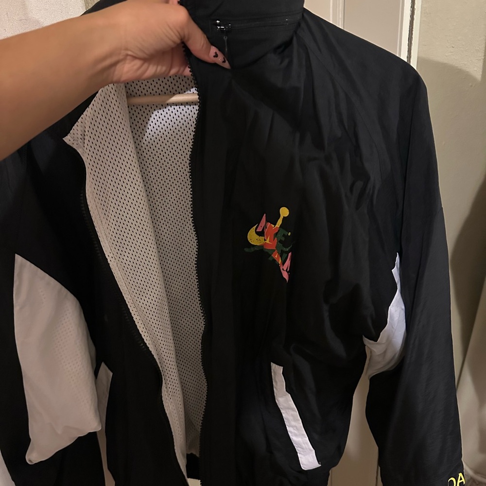 Jordan Black and White Mesh Jacket